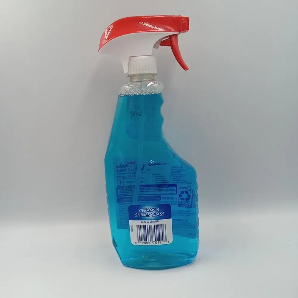 Windex Glass Cleaner Original Blue Spray Bottle 23Oz (Pack of 8)