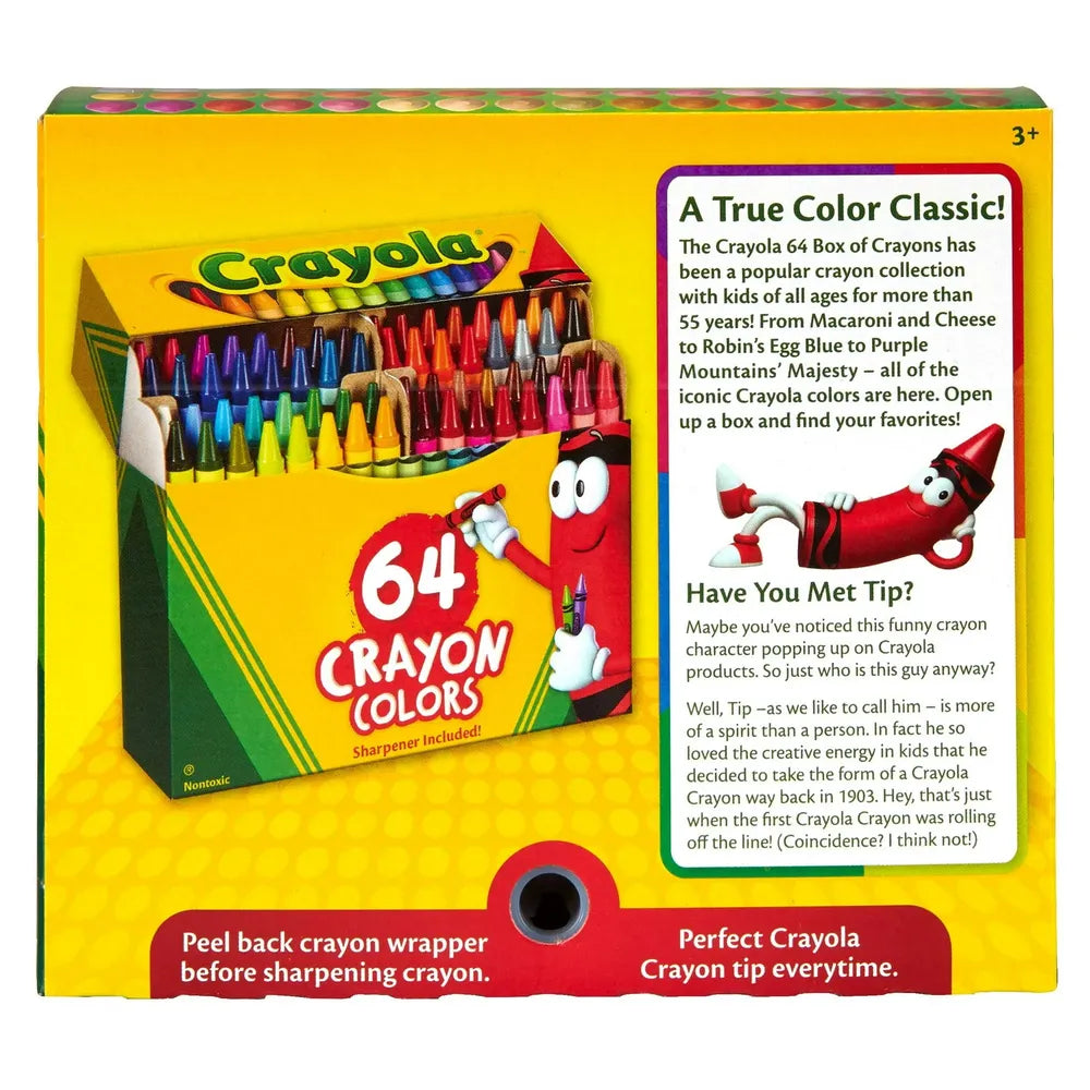 Crayola Nontoxic Crayons64 Ea 10.8oz (Pack of 48)