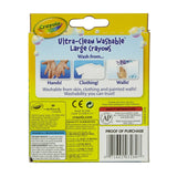 Crayola Ultra Clean Large Washable Crayons8 Ea 0.16Oz (Pack Of 24)