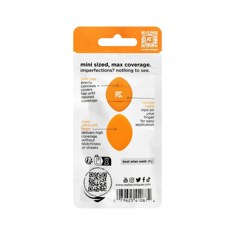 Real Techniques Mini Miracle Concealer Puff Trio 3 Ct 0.15Oz (Pack Of 48)