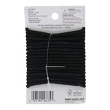 Scunci No Damage Medium-Hold Elastic Hair Bands Medium 0.92Oz (Pack of 48)