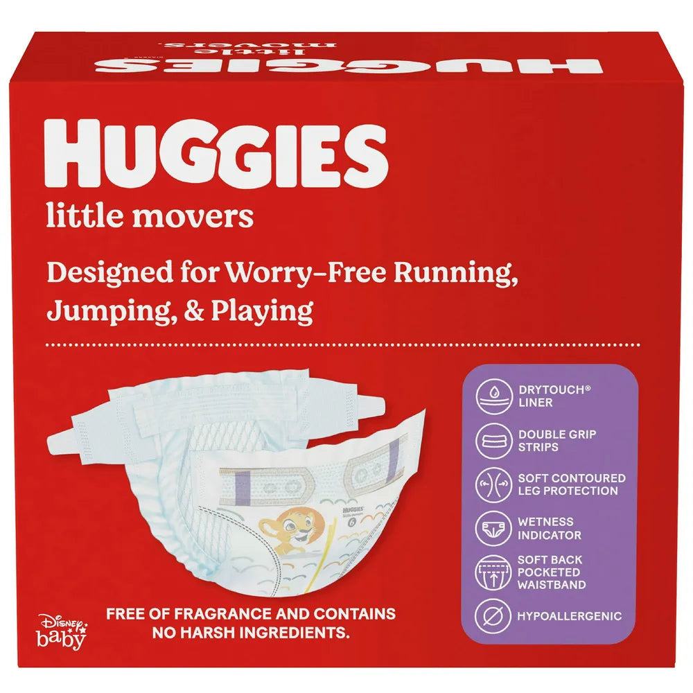 Huggies Little Snugglers Baby Diapers Size 2 72 Count 78.4oz (Pack of 1)