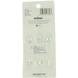 Scunci No Slip Grip Oval Clips Assorted Colors 0.01Oz (Pack Of 48)