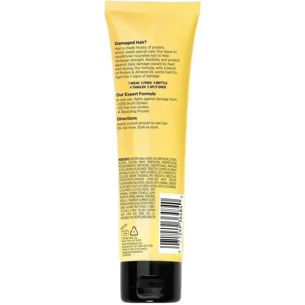 L'Oreal Paris Elvive Total Repair 5 Protein Recharge Leave In Conditioner 5.1 oz (Pack of 6)
