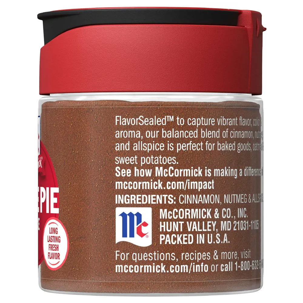McCormick Apple Pie Spice 1.12 oz (Pack of 72)