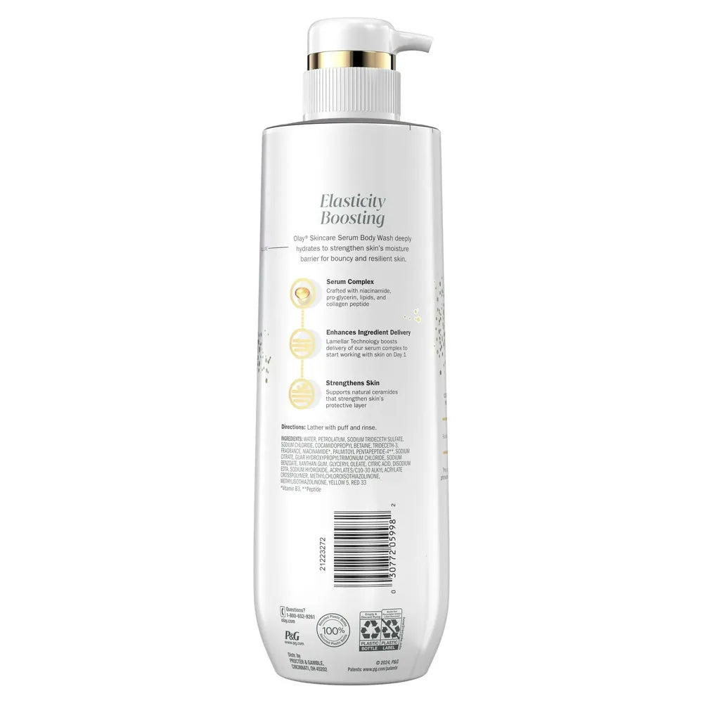 Olay Cleansing & Firming Women's Body Wash with Vitamin B3 and Collagen 20 fl oz (Pack of 4)
