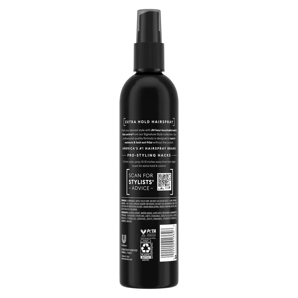 Tresemme Extra Hold Hairspray for 24-Hour Frizz Control 10 oz (Pack of 6)