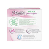 Playtex Simply Gentle Glid Multipack Plastic Tampons 18 Regular and 18 Super Fragrance Free 7.4oz (Pack of 12)