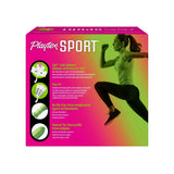 Playtex Sport Plastic Tampons Unscented Multipack 16 Super & 16 Super Plus - 32c (Pack of 12)