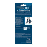Copper Fit Ice Plantar Fascia Ankle Compression Sleeve Brace Black Small/Mediu (Pack of 12)