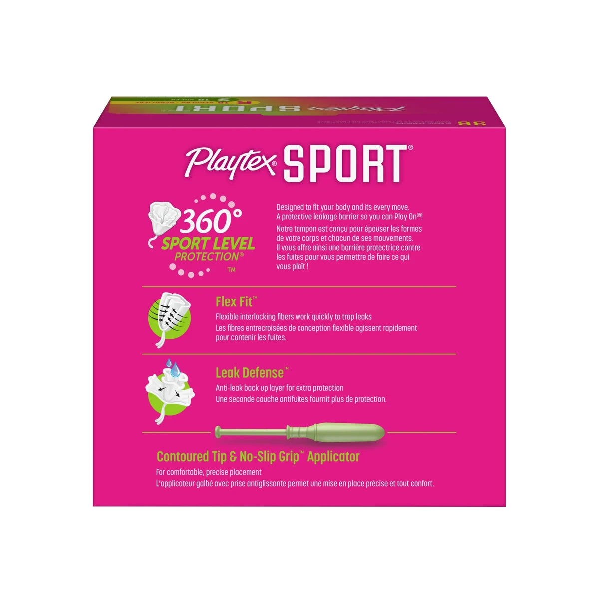 Playtex Sport Unscented Tampons Multi Pack36 Ea 0.2Oz (Pack Of 12)