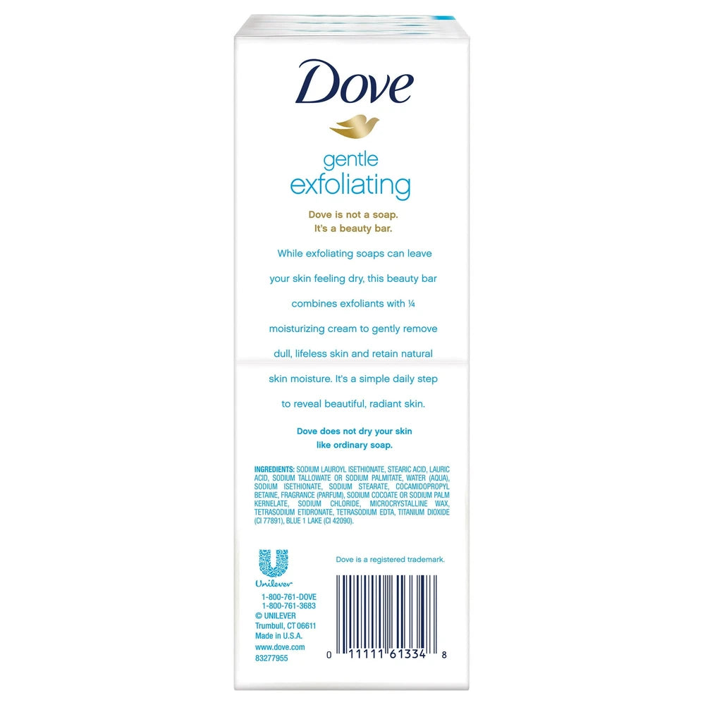 Dove - Beauty Bar Gentle Exfoliating 24 Oz (Pack of 12)