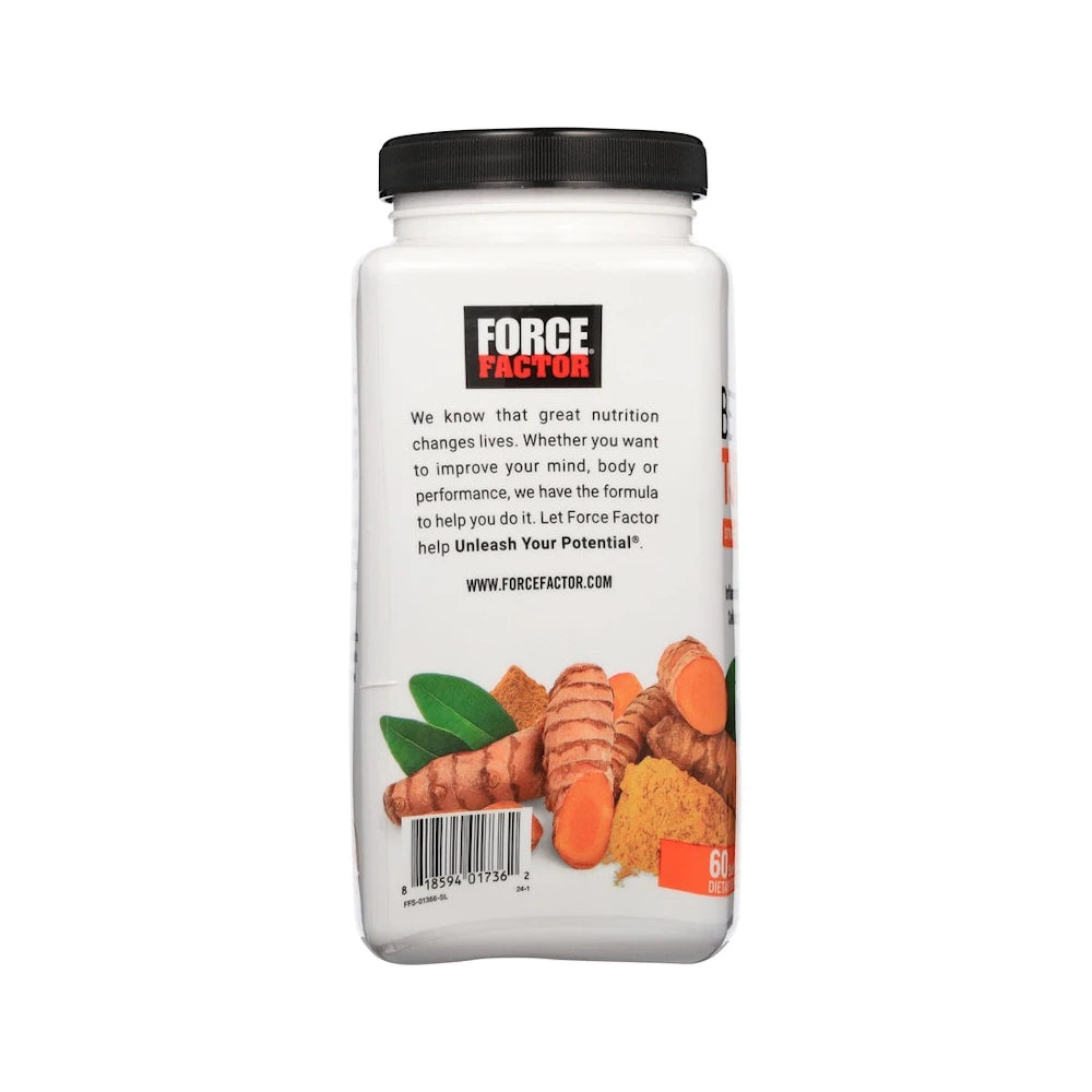 Force Factor Better Turmeric Chews Inflammation Support Fruit Splash 60 Chews 15Oz (Pack of 12)