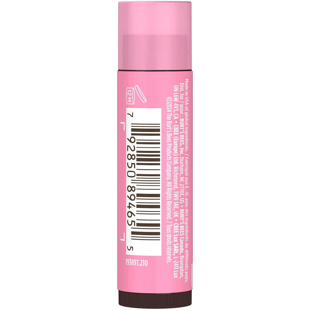 Burt S Bees 100% Natural Tinted Lip Balm Pink Blossom With Shea Butter & Botani 0.15Oz (Pack Of 16)