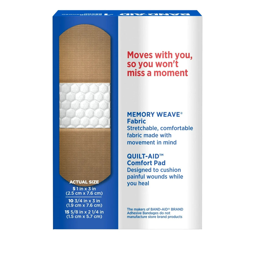 Band-Aid Flexible Fabric Brand Adhesive Bandages - 30ct 1.6 Oz (Pack of 24)
