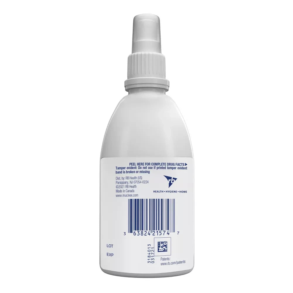 Mucinex® Instasoothe Sore Throat + Pain Relief Sore Throat Spray. Powerful Sore 3.8 Oz (Pack Of 24)