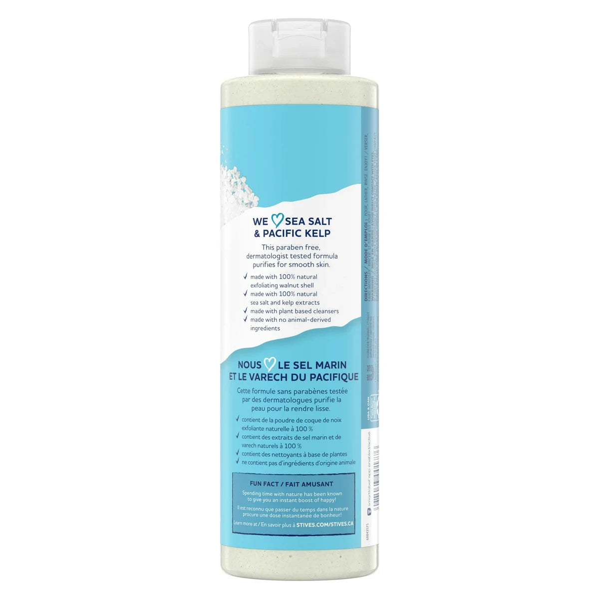 St Ives Exfoliating Body Wash Sea Salt and Pacific Kelp 22Oz (Pack of 4)