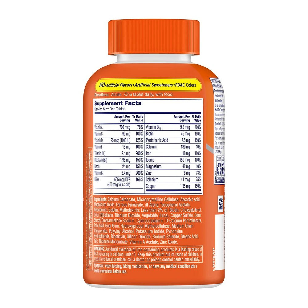 One A Day Women's Multivitamin Immune Health Support Tablets - 200ct (Pack of 24)