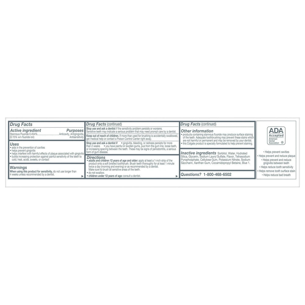 Colgate Total Active Prevention Whitening Gel Toothpaste 5.1 Oz (Pack of 24)