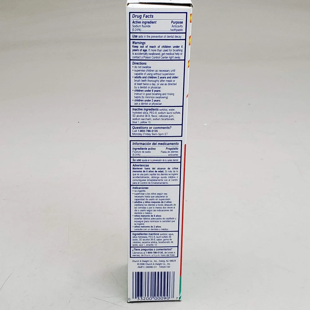 Aim Whitening Toothpaste with Baking Soda 5.5 Oz (Pack of 24)