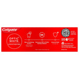 Colgate Optic White Stain Fighter Teeth Whitening Gel Toothpaste Fresh Mint 4.2 Oz (Pack of 24)