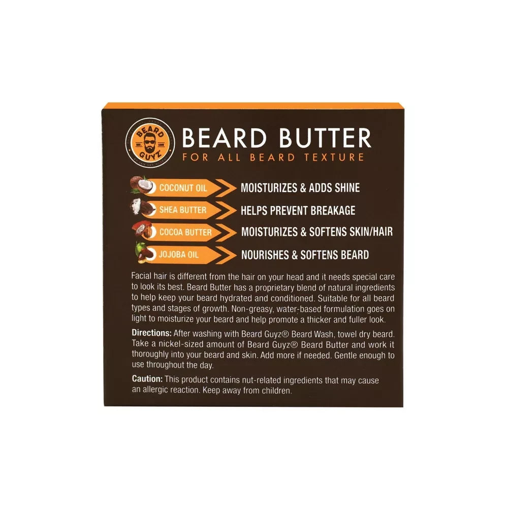 Beard Guyz Beard Butter With Grotein moisturizing blend for a smooth comfortab 4Oz (Pack of 24)