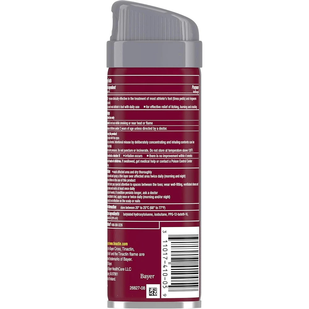 Tinactin Antifungal Spray Liquid Tolnaftate Athlete's Foot Treatment - 5.3 Oz (Pack of 36)