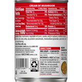 Campbell's Condensed Cream of Mushroom Soup 10.5Oz (Pack of 48)