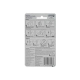 Command Medium Sized Designer Hooks (2 Hooks 4 Strips) White 0.64 Oz (Pack of 36)
