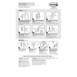 Command Medium Utility Hooks White Damage Free Organizing 2 Hooks and 4 Comma (Pack of 36)