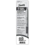 Sharpie S-Gel Gel Pens Sleek Metal Barrel Gunmetal Medium Point (0.7mm) Bla (Pack of 36)