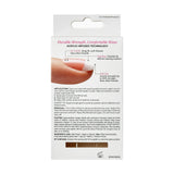 Kiss Salon Acrylic Medium Coffin Press-on Nails with Glue, White French, 28 Pieces (Pack of 36)