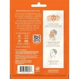 Burts Bees Brightening Biocellulose Gel Face Mask with Mandarin Extract Single U (Pack of 48)