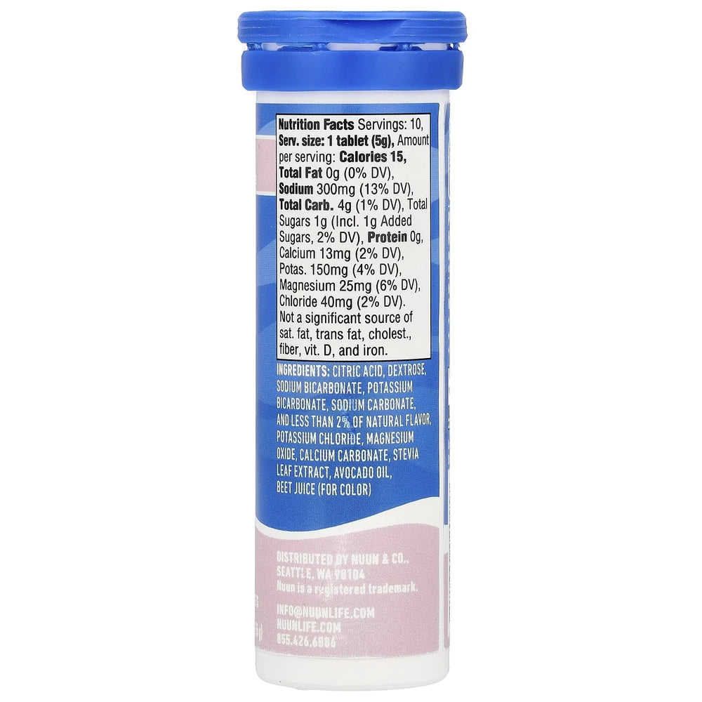 Nuun Hydration Nuun Active - Strawberry Lemonade - 10 Tablets (Pack of 48)