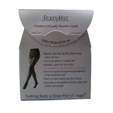 Leggs Silken Mist Bare Pantyhouse, Control Top, Sheerer Size B, Jet Black (Pack of 60)