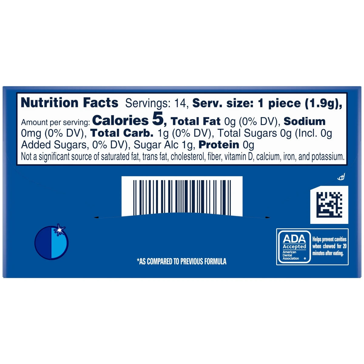 Wrigleys Orbit Peppermint Sugar Free Gum Peppermint 1.15Oz (Pack of 144)
