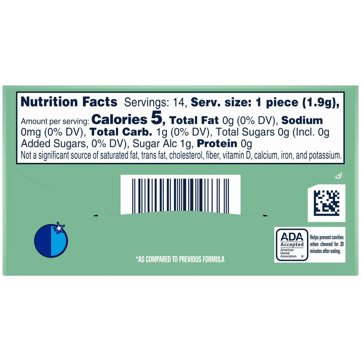 Wrigleys Orbit Sugar Free Chewing Gum Sweet Mint 0.8Oz (Pack of 144)