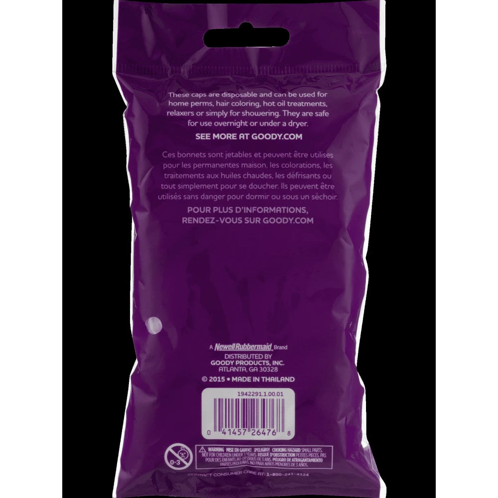 Goody Mosaic Vinyl Conditioning Cap 4 Count (Pack of 72)