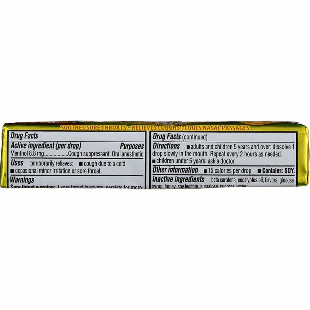 Halls Stick Honey-Lemon 9 Pc (Pack of 480)