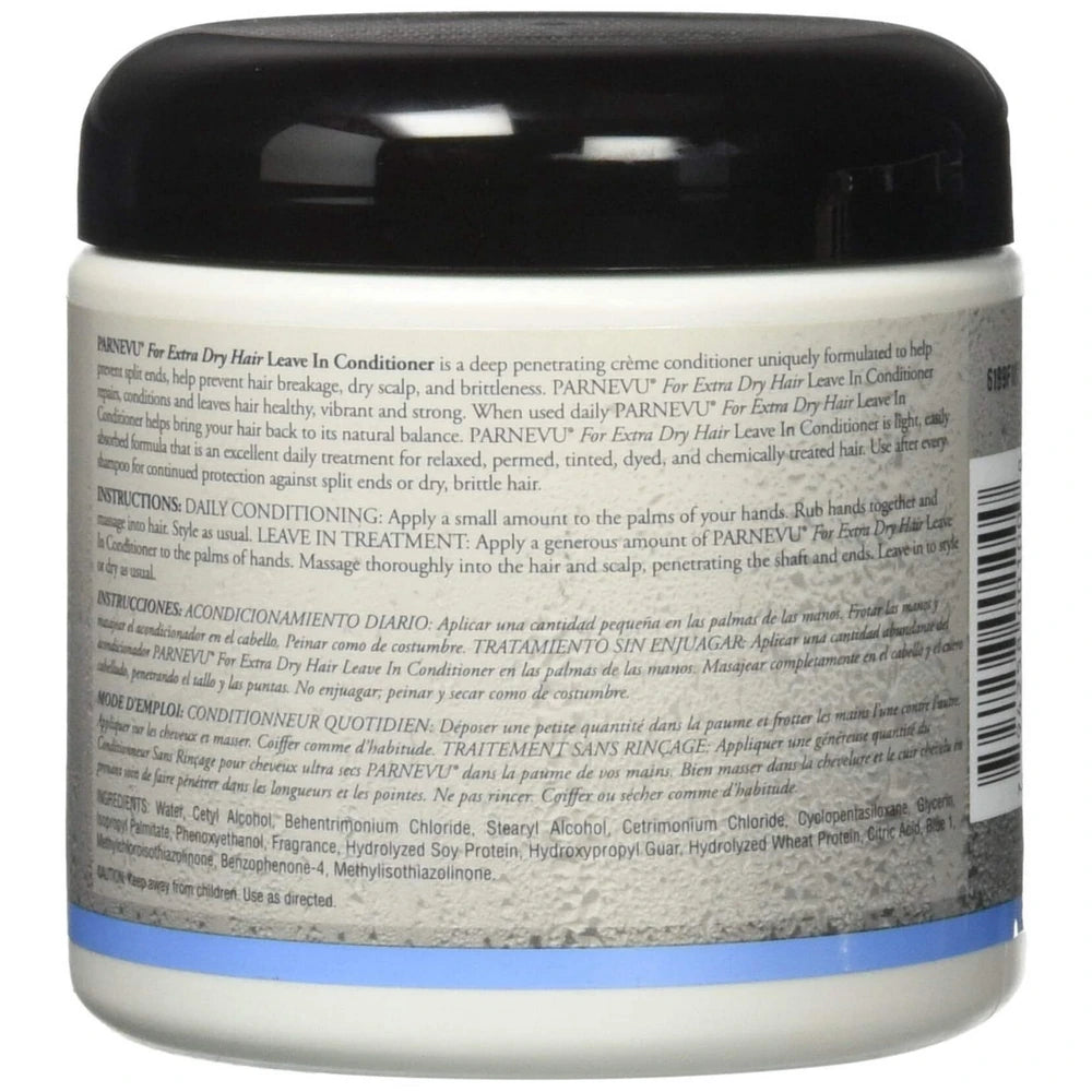 Parnevu Leave-In Conditioner For Extra Dry Hair (Pack of 6) 16 Oz
