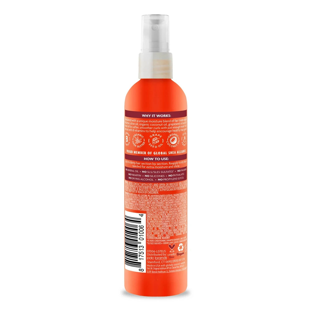 Cantu Coconut Oil Shine & Hold Mist with Shea Butter (Pack of 12) 8 Fl. Oz