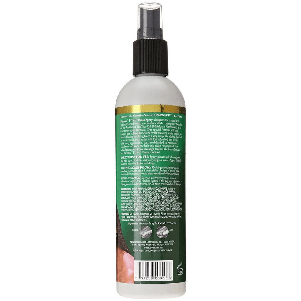 Parnevu T-Tree Braid Spray (Pack of 6) 12 Oz