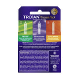 Trojan Pleasure Pack Ultra Ribbed Lubricated Condoms 0.64oz (Pack of 48)
