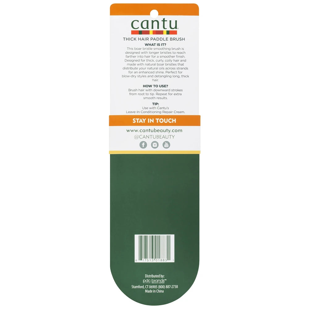 Cantu Smooth Thick Paddle Hair Brush - 1ct 5.28 Oz (Pack of 36)