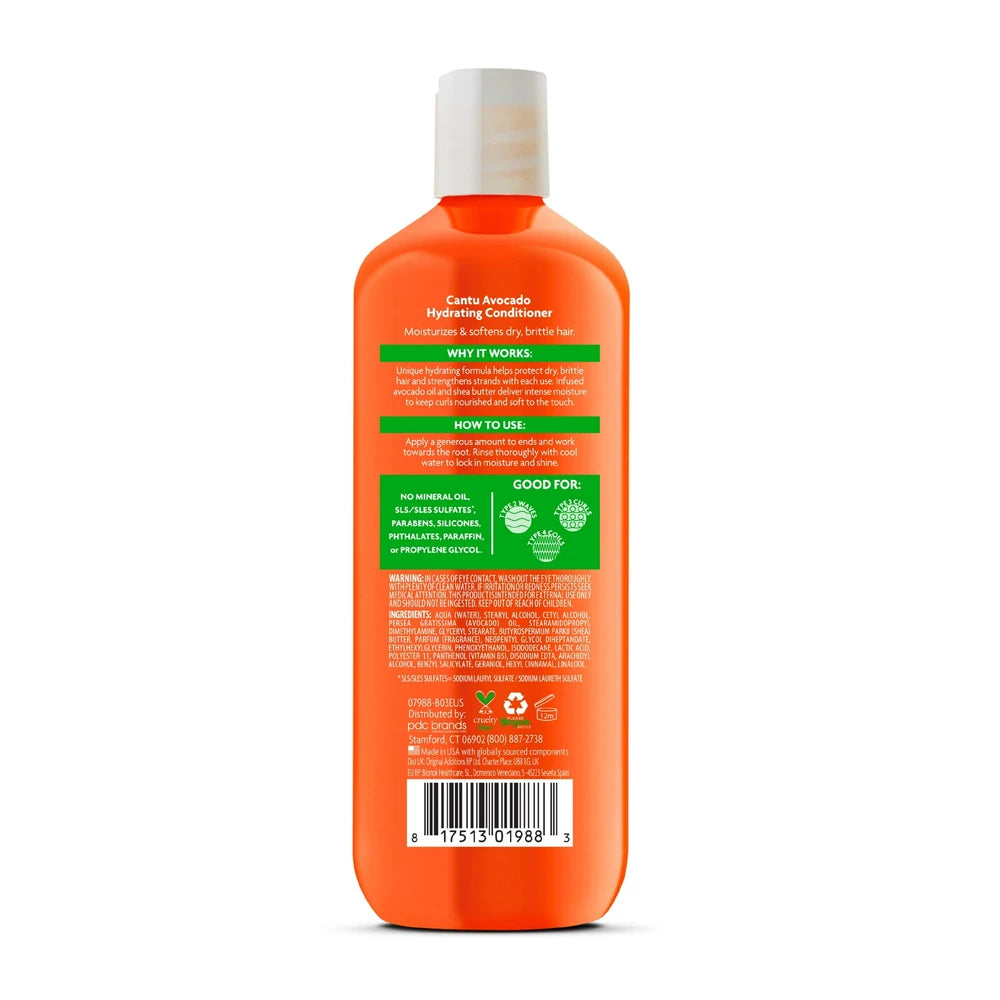 Cantu Avocado Hydrating Sulfate Free Conditioner - (Pack of 12) 13.5 Oz