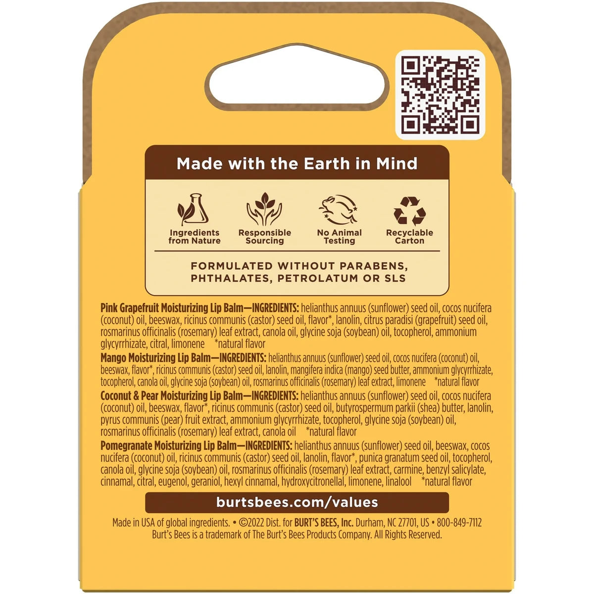 Burts Bees Lip Balm Superfruit 0.15Oz (Pack Of 12)