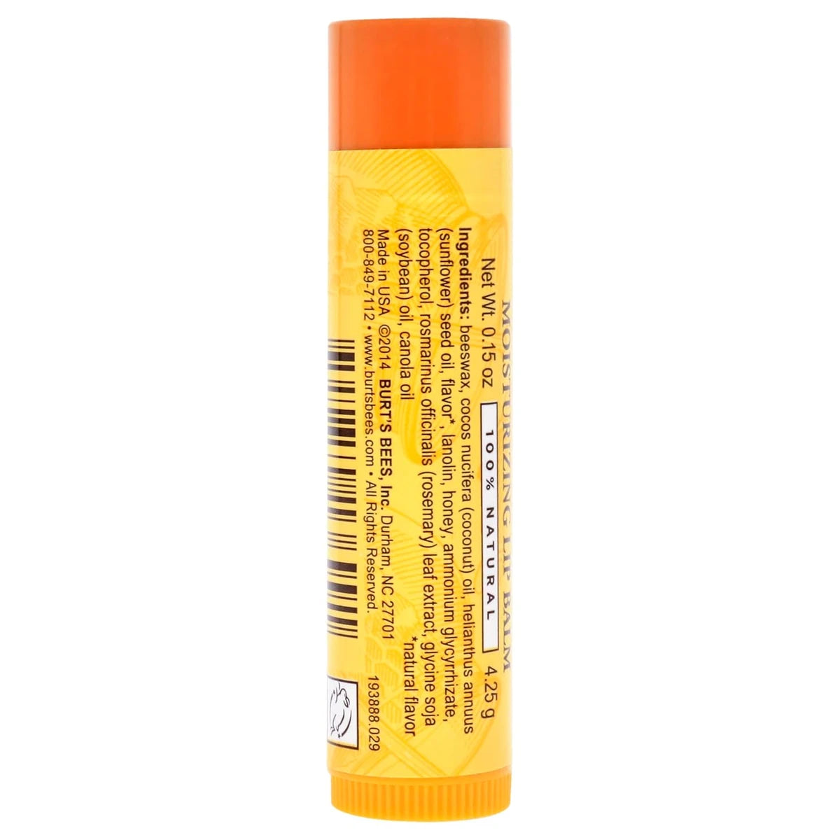 Burts Bees Moisturizing Lip Balm Honey 0.15Oz (Pack Of 72)