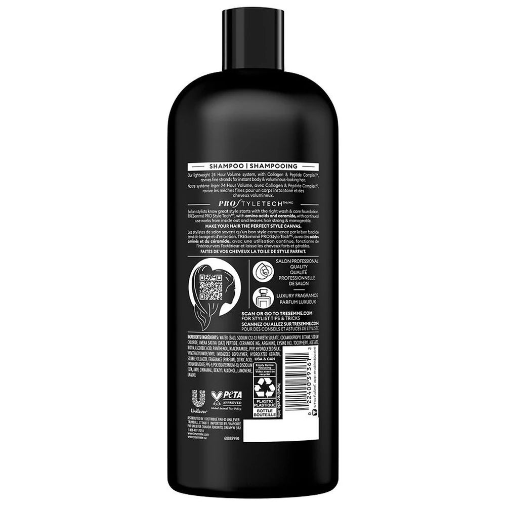 TRESemmé Pro Solutions 24 Hour Body Thickening Volumizing Shine Enhancing Daily 28 Oz (Pack of 6)