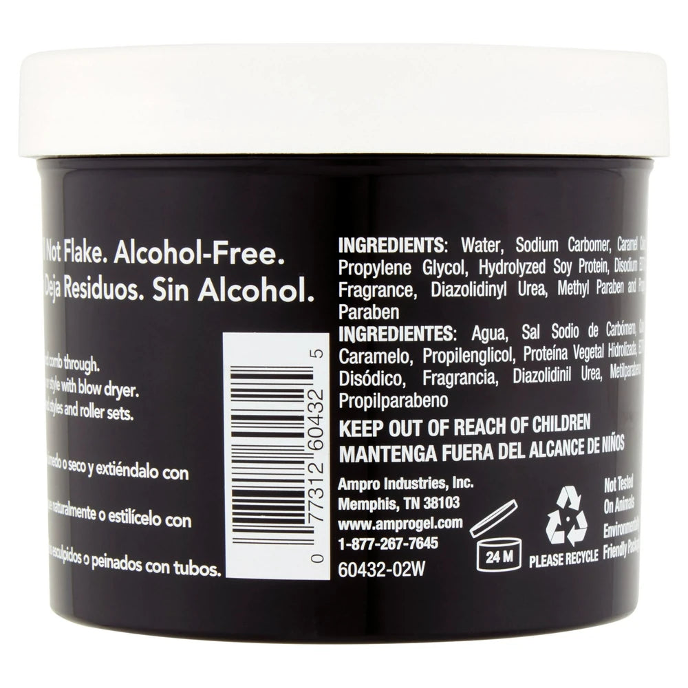 Ampro Pro Styl Regular Hold Protein Styling Gel 32 oz. Resistent Hair Moistur 32oz (Pack of 6)