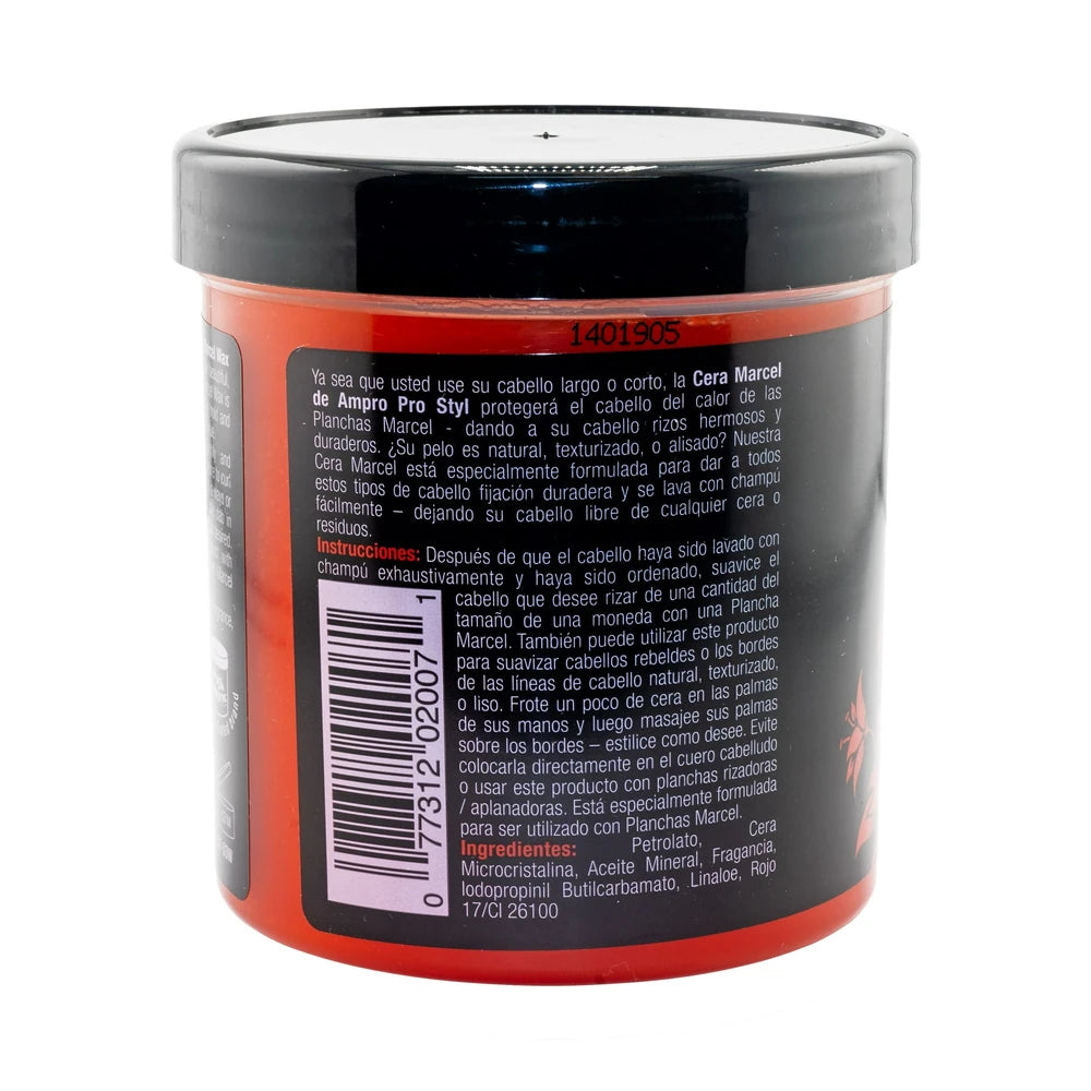 Ampro Pro-Styl Marcel Wax 12 oz All Hair Type Frizz Control Moisturizing Un 12 oz (Pack of 12)